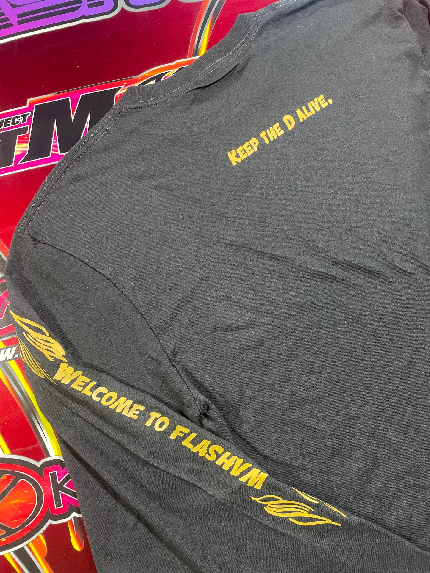 FLASHVM Keep The D Alive Long Sleeve -Yellow- LIMITED RUN