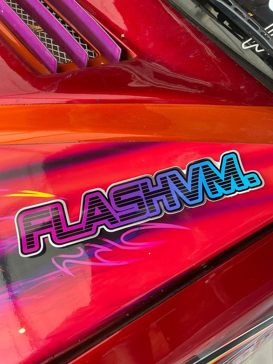 FLASHVM. Modern decal